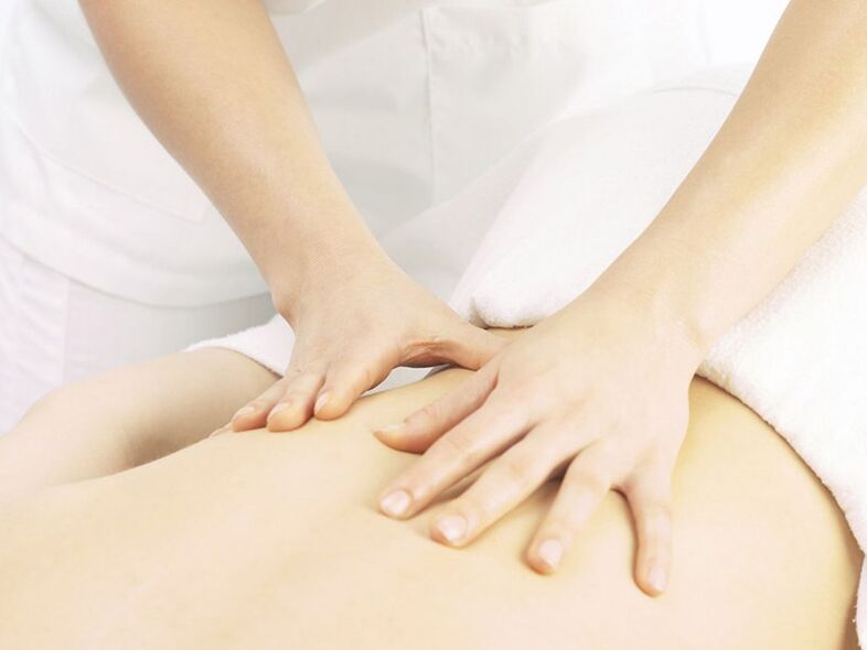How to treat back pain on the bottom
